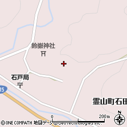 福島県伊達市霊山町石田下屋敷16周辺の地図