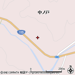福島県伊達市霊山町石田中ノ戸29周辺の地図