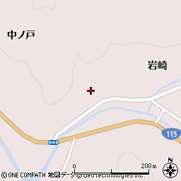 福島県伊達市霊山町石田岩崎23周辺の地図