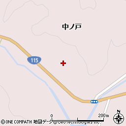 福島県伊達市霊山町石田中ノ戸13周辺の地図