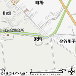 福島県相馬市立谷沢目周辺の地図