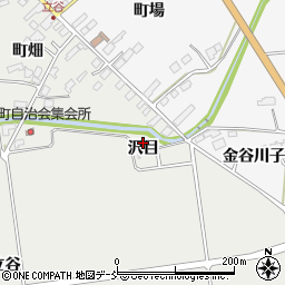 福島県相馬市立谷（沢目）周辺の地図