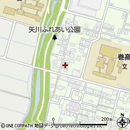 新潟県新潟市西蒲区巻乙317周辺の地図