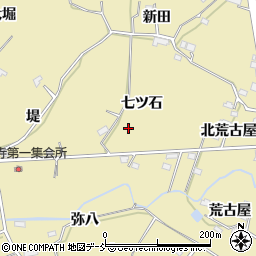 福島県福島市上野寺（七ツ石）周辺の地図