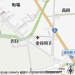 福島県相馬市日下石金谷川子周辺の地図
