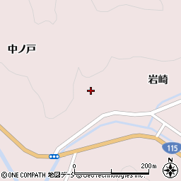 福島県伊達市霊山町石田岩崎28周辺の地図