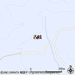 新潟県東蒲原郡阿賀町古岐周辺の地図