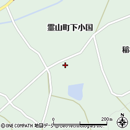 福島県伊達市霊山町下小国田ノ入周辺の地図