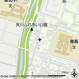 新潟県新潟市西蒲区巻乙319周辺の地図