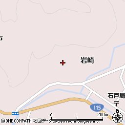 福島県伊達市霊山町石田岩崎35周辺の地図