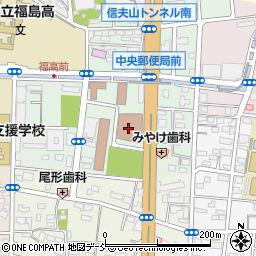 福島中央郵便局周辺の地図