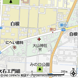 新潟県新潟市南区白根ノ内七軒周辺の地図