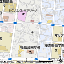 福島県福島市霞町9-32周辺の地図