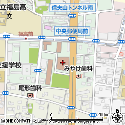 ゆうちょ銀行福島店周辺の地図