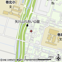新潟県新潟市西蒲区巻乙328周辺の地図