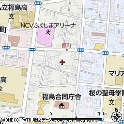 福島県福島市霞町9周辺の地図