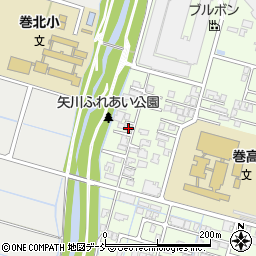 新潟県新潟市西蒲区巻乙329-1周辺の地図