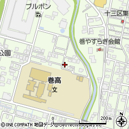 新潟県新潟市西蒲区巻乙380周辺の地図