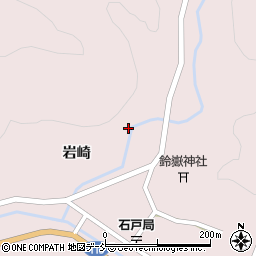 福島県伊達市霊山町石田岩崎2周辺の地図