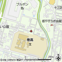 新潟県新潟市西蒲区巻乙366-10周辺の地図