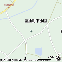 福島県伊達市霊山町下小国台10周辺の地図