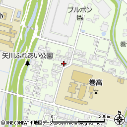 新潟県新潟市西蒲区巻乙347-4周辺の地図