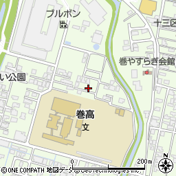 新潟県新潟市西蒲区巻乙366周辺の地図