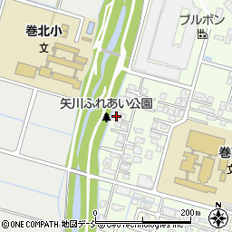 新潟県新潟市西蒲区巻乙330周辺の地図