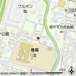 新潟県新潟市西蒲区巻乙366-13周辺の地図