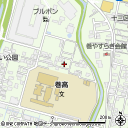 新潟県新潟市西蒲区巻乙366-2周辺の地図