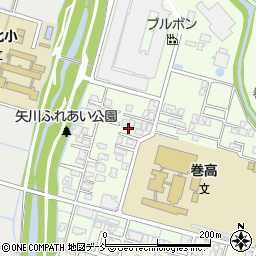新潟県新潟市西蒲区巻乙347周辺の地図