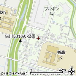 新潟県新潟市西蒲区巻乙349-1周辺の地図