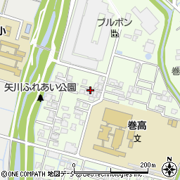 新潟県新潟市西蒲区巻乙349-9周辺の地図