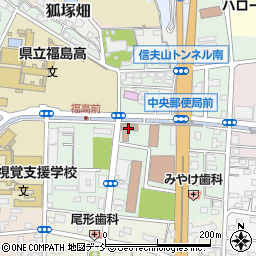 福島県　中央児童相談所周辺の地図