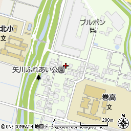 新潟県新潟市西蒲区巻乙343-4周辺の地図