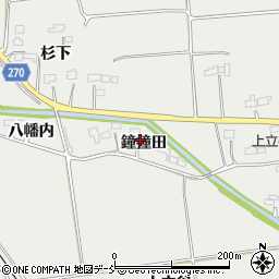 福島県相馬市立谷（鐘撞田）周辺の地図