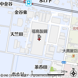 福島製鋼吾妻工場周辺の地図
