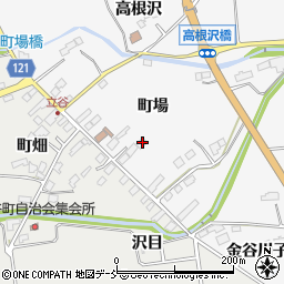 福島県相馬市日下石町場周辺の地図