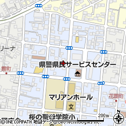 福島県弁護士会館周辺の地図