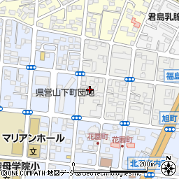 福島県福島市旭町1-9周辺の地図