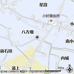 福島県福島市笹木野八方畑33周辺の地図