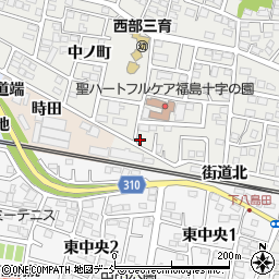 福島県福島市野田町台30周辺の地図