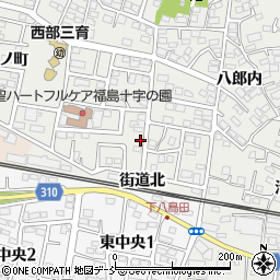 福島県福島市野田町台33周辺の地図