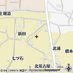 福島県福島市上野寺新田14周辺の地図
