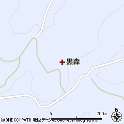 福島県伊達市保原町富沢黒森85周辺の地図