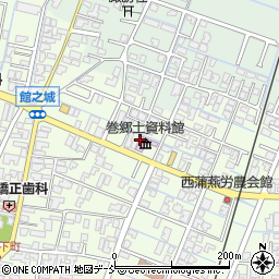 巻郷土資料館周辺の地図