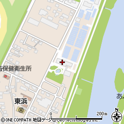 福島市役所　下水道室下水道管理センター周辺の地図