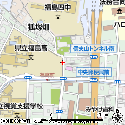 福島県福島市森合町周辺の地図