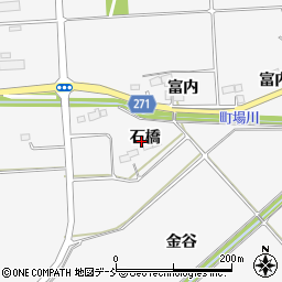 福島県相馬市日下石石橋周辺の地図