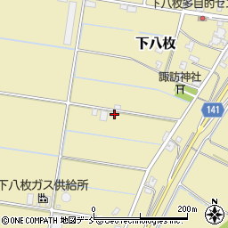 新潟県新潟市南区下八枚2540周辺の地図